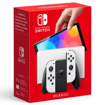 Nintendo Switch OLED Consola Blanca con Pantalla OLED de 7” y 64GB de almacenamiento