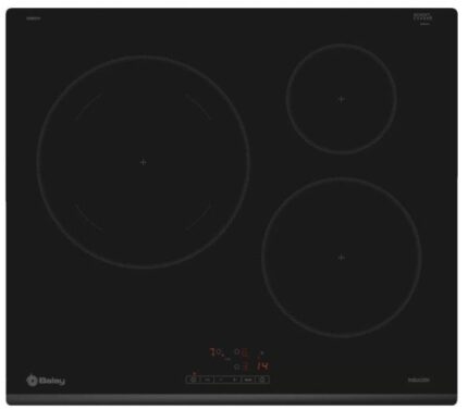 Balay 3EB865FR Placa inducción 60 cm 3 zonas Bisel delantero