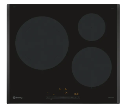 Balay 3EB965LH Placa inducción 60 cm 3 zonas Booster Negra Biselada