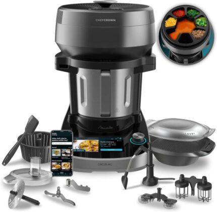 Cecotec Mambo Cooking Unique Robot Cocina 45 Funciones 4.5L 2200W Negro