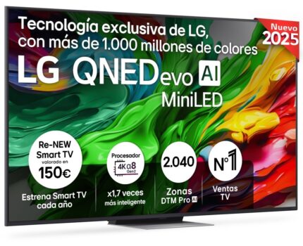LG TV 65" QNED MiniLED 65QNED87A6B 4K 120Hz Smart TV webOS 25
