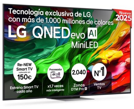 LG TV 75" QNED MiniLED 75QNED87A6B 4K 120Hz Smart TV webOS 25