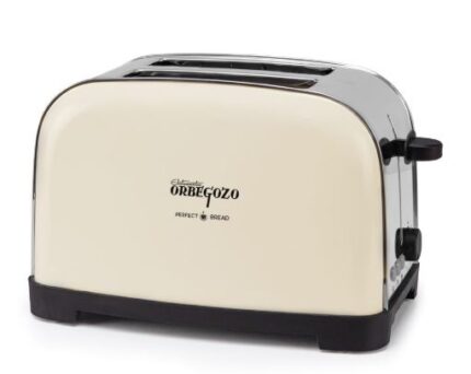 Orbegozo TOV 5210 Tostadora Vintage 2 Rebanadas 7 Niveles Descongelación Crema