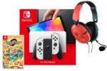 Pack Nintendo Switch OLED Blanca + Turtle Beach Recon 50 + Sushi Striker