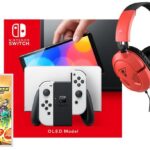 Pack Nintendo Switch OLED Blanca + Turtle Beach Recon 50 + Sushi Striker
