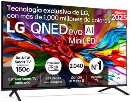 LG TV 55" QNED evo 55QNED92A6A 4K 120Hz Smart TV webOS 25