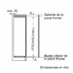 Siemens KI81RADD0 Frigorífico 1 puerta integrable 310L 177 cm Clase D Blanco - Imagen 8