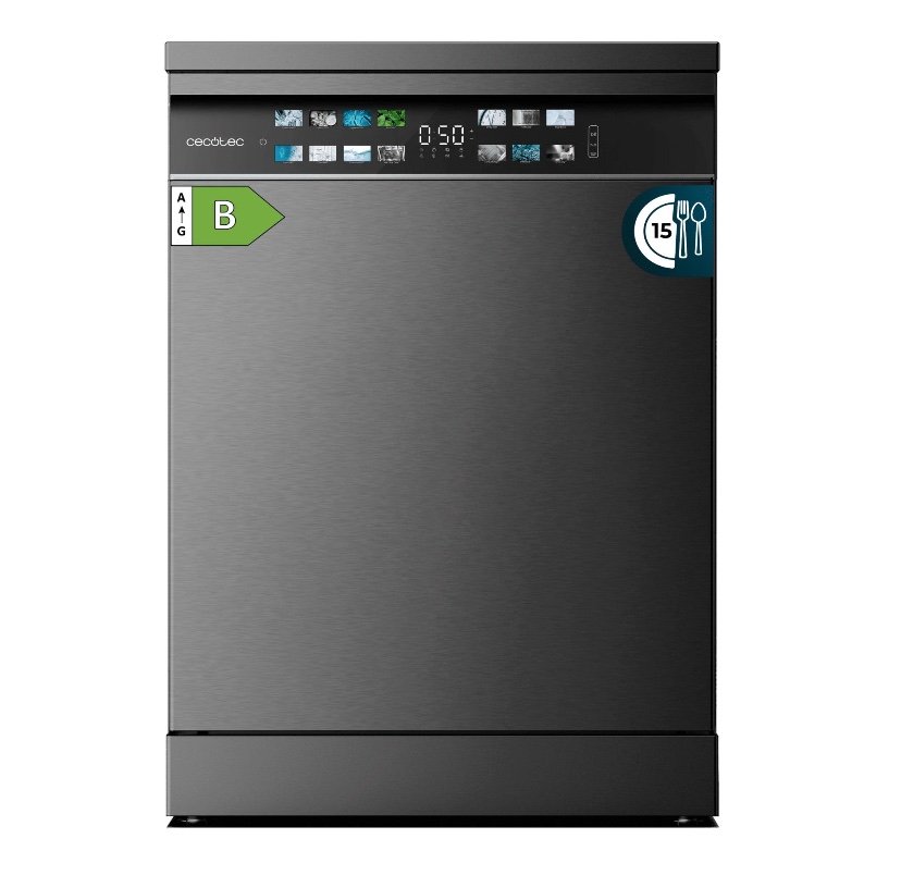 img_1834 Cecotec Bolero Aguazero 6700 Inox B – Lavavajillas 15 Cubiertos - Imagen 1